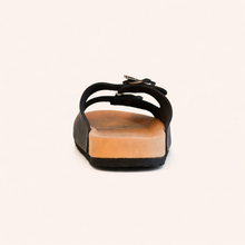 Load image into Gallery viewer, Birkenstock Sponge Doctor Slipper – Black Leather (Top)