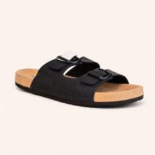 Load image into Gallery viewer, Birkenstock Sponge Doctor Slipper – Black Leather (Top)