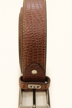 Load image into Gallery viewer, Men Brown Casual Belt