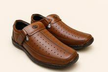 Load image into Gallery viewer, Men Brown Formal Leather Shoe