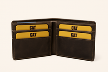 Load image into Gallery viewer, Genuine Leather Wallet – Brown, Tan & Blue
