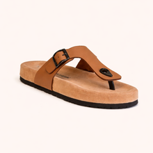 Load image into Gallery viewer, Birkenstock Sponge Doctor Slipper – Brown Leather (Top)
