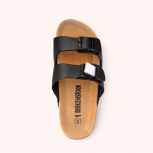 Load image into Gallery viewer, Birkenstock Sponge Doctor Slipper – Black Leather (Top)
