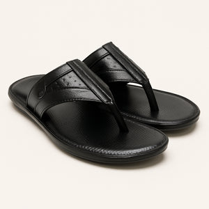 Men Black Slipper
