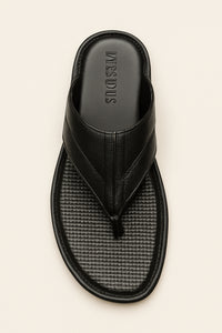 Men Black Slipper