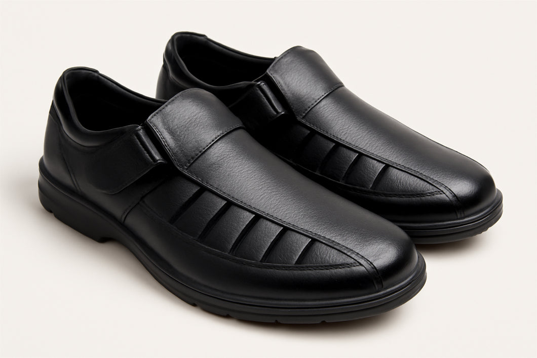 Men Black Party Sandals