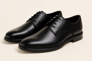 Men Black Formal Lace Up