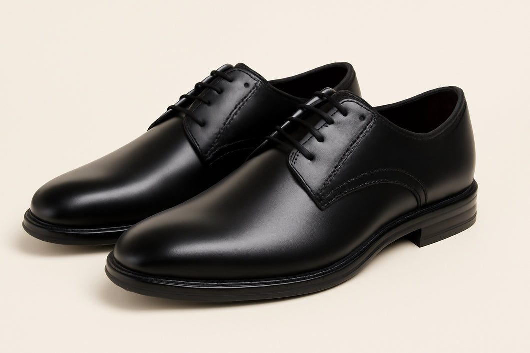 Men Black Formal Lace Up
