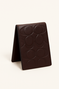 Genuine Leather Wallet – Brown, Black & Blue