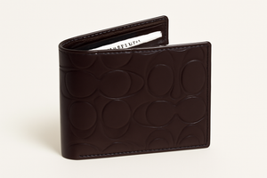 Genuine Leather Wallet – Brown, Black & Blue