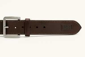 Men’s Brown Genuine Leather Casual Belt